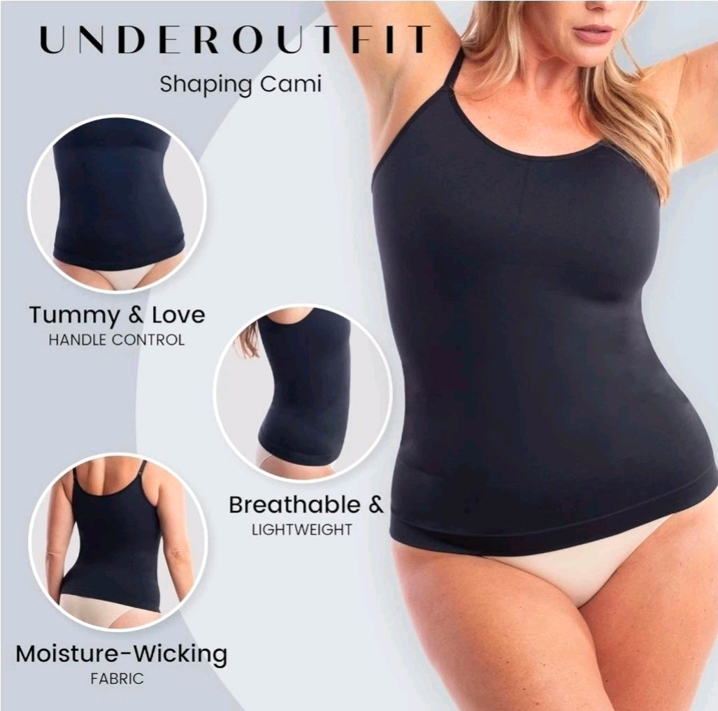 NWT SIZE M Underoutfit Shaper Camisole - Black