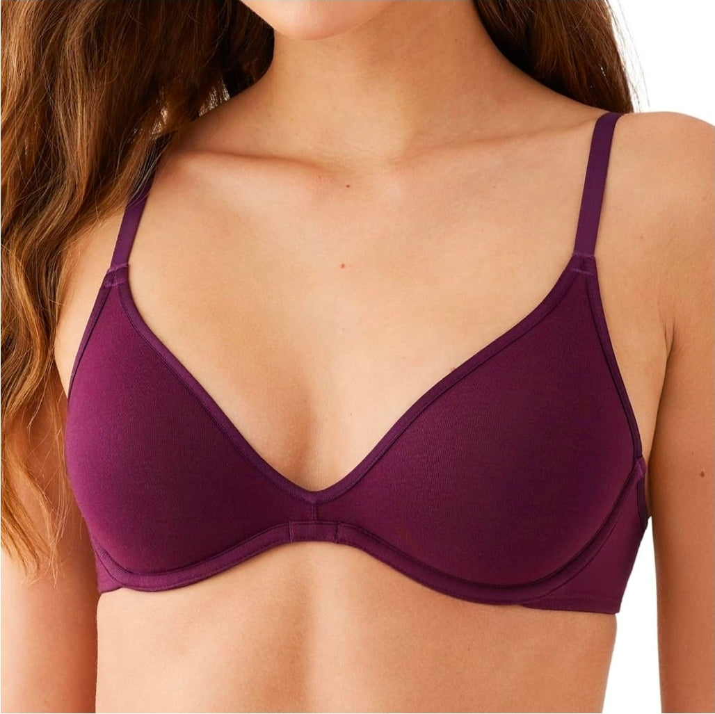NWT SIZE 38B Women's Cotton to a Tee Scoop Underwire Bra