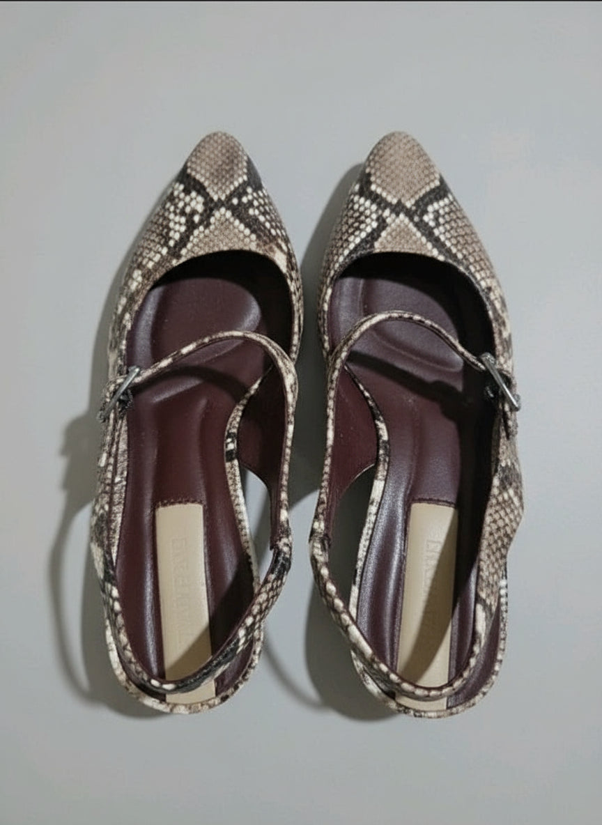 PRE-OWNED SIZE 8.5W Franco Sarto Khloe Slingback Pump
