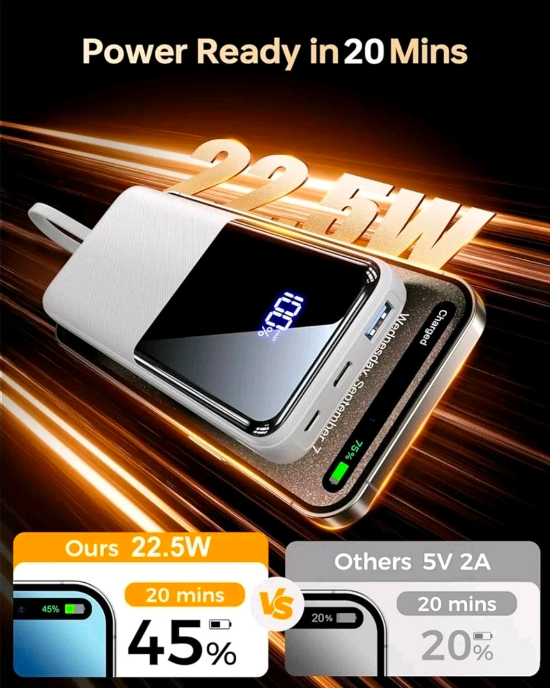 NWT PB-08 Portable Fast Charging Power Bank