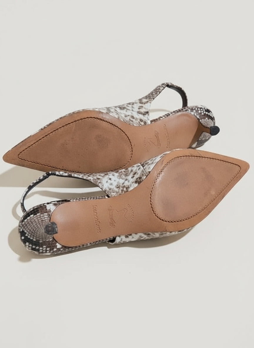 PRE-OWNED SIZE 8.5W Franco Sarto Khloe Slingback Pump