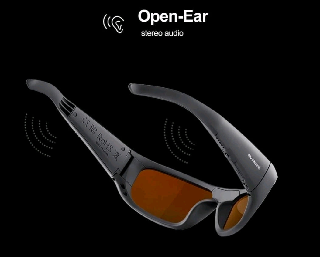 NWT Smart Bluetooth Audio Sunglasses with Built-in Speakers & Mic
