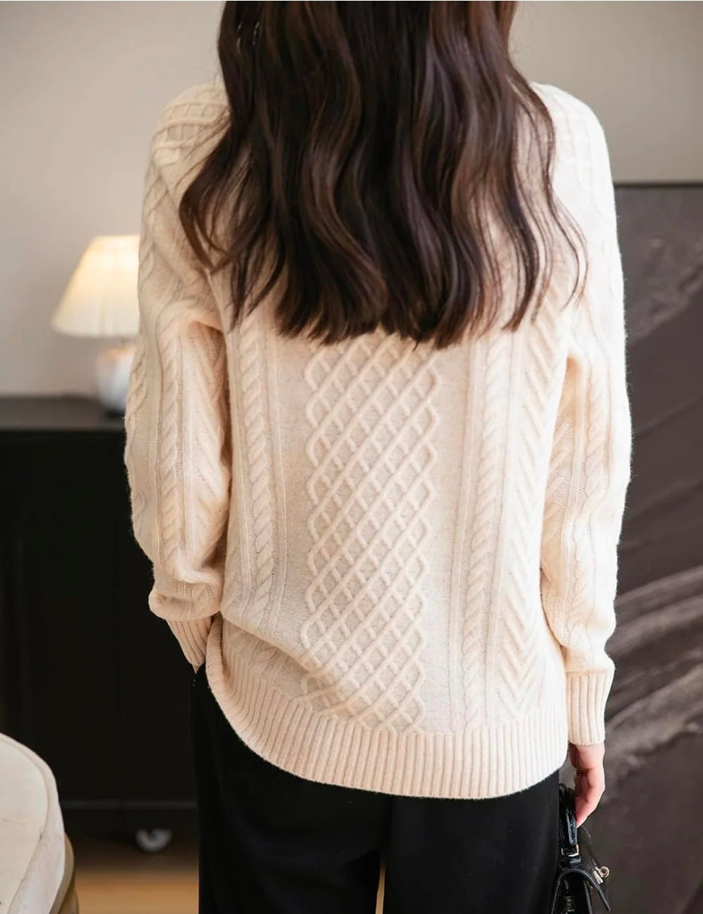 NWT SIZE XL Chanyarn Vintage Merino Wool Turtleneck Sweater
