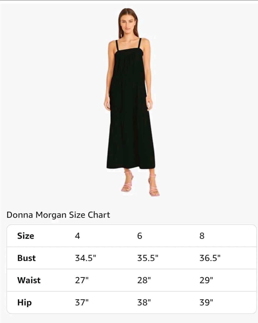 NWT SIZE 10M Donna Morgan Women’s Sleeveless Maxi Dress