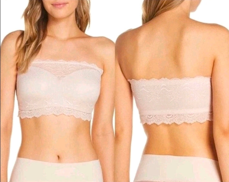 NWT SIZE S Spanx Undie-Tectable Bandeau Bra Powder Powder #30031R
