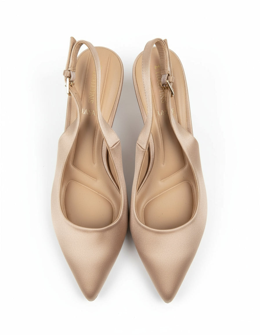 PRE-OWNED SIZE 8W Franco Sarto Women's Racer Slingback Pump