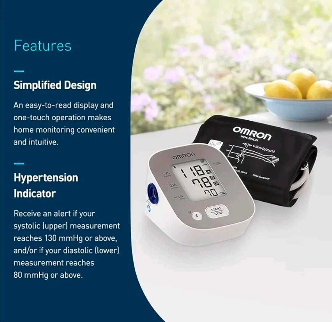 NWT Omron Bronze Upper Arm Blood Pressure Monitor BP5100