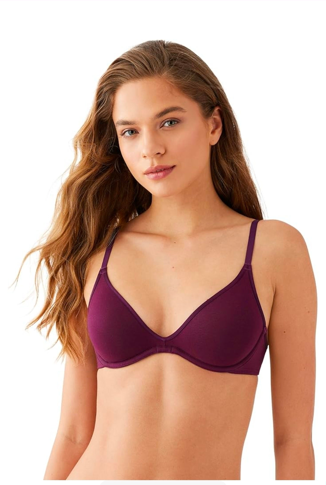 NWT SIZE 38B Women's Cotton to a Tee Scoop Underwire Bra