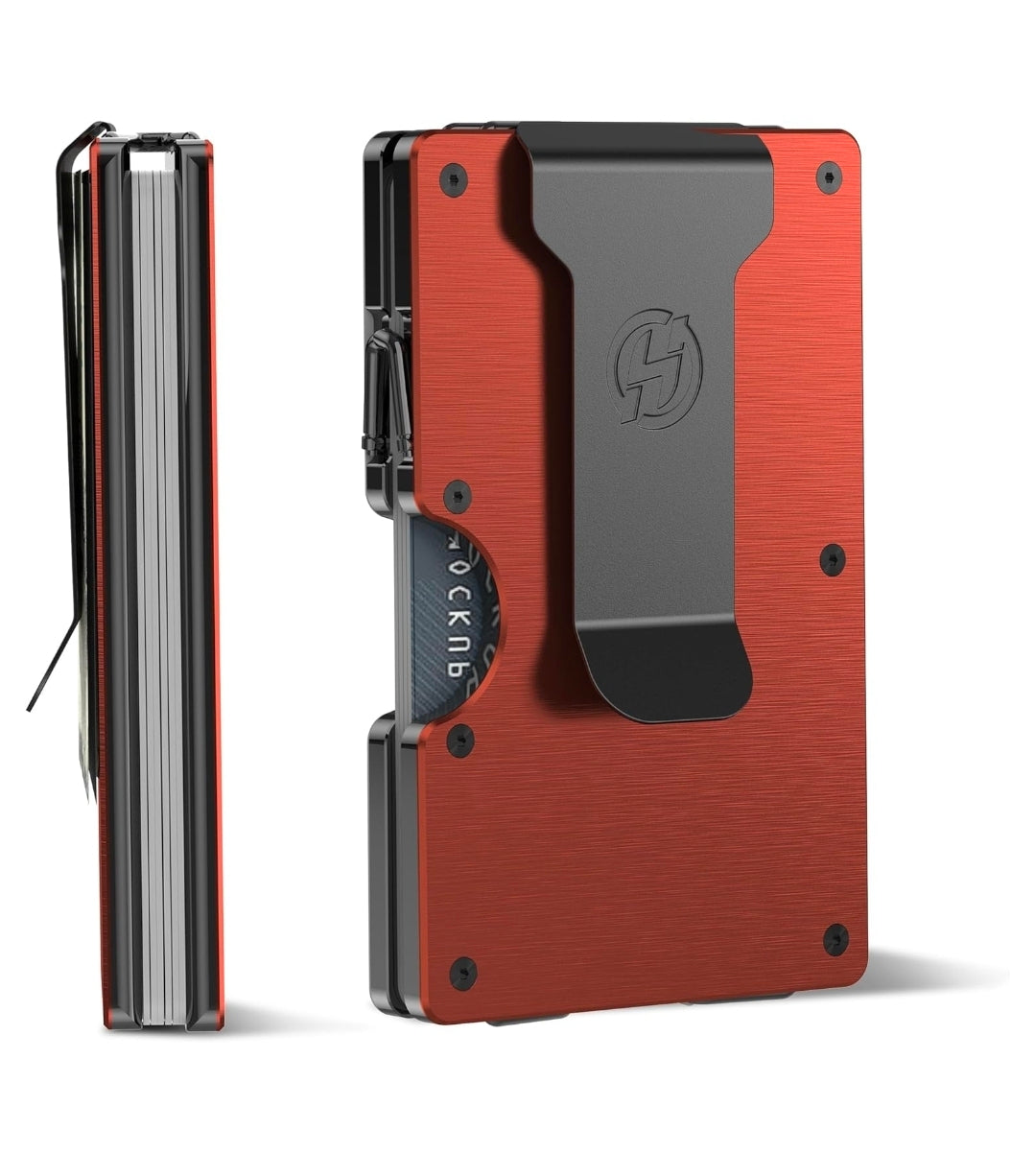 NWT Hansuby Men's RFID Metal Wallet