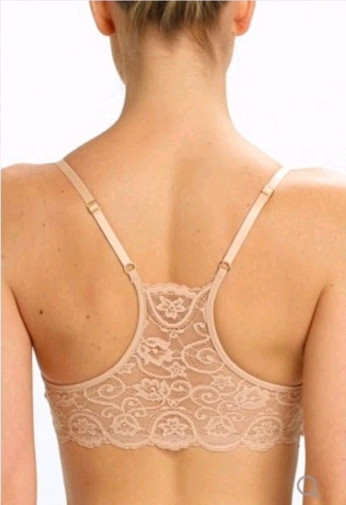 NWT SIZE S/M Commando Double-Take Lace Racerback Bra BRA203