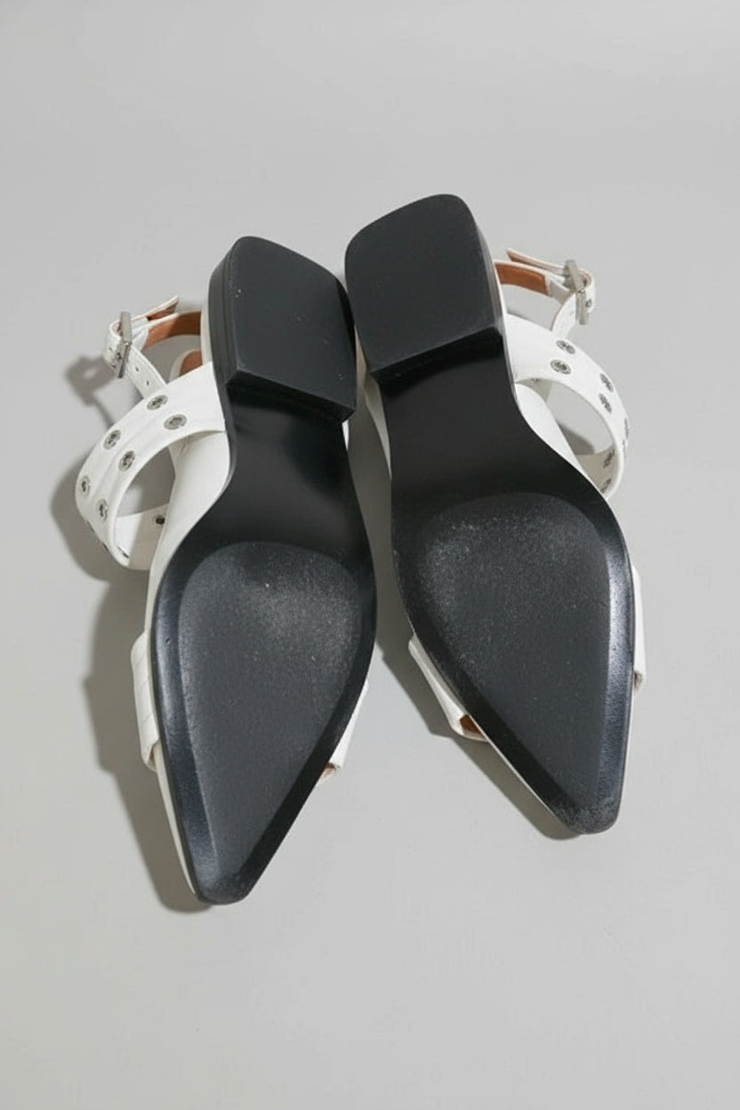 PRE-OWNED SIZE 9.5M Steve Madden Graya Pointed Toe Slingback Flats Women’s