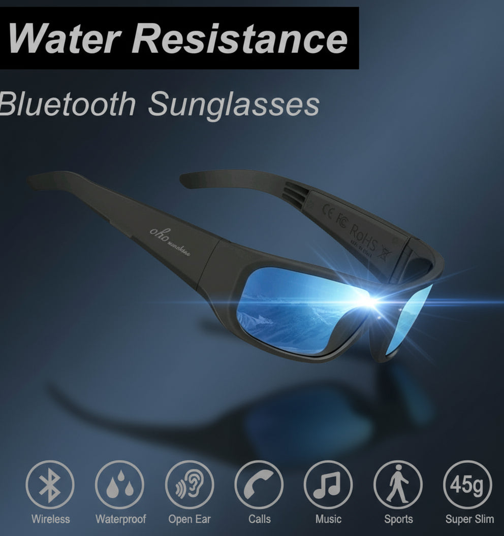 NWT Smart Bluetooth Audio Sunglasses with Built-in Speakers & Mic