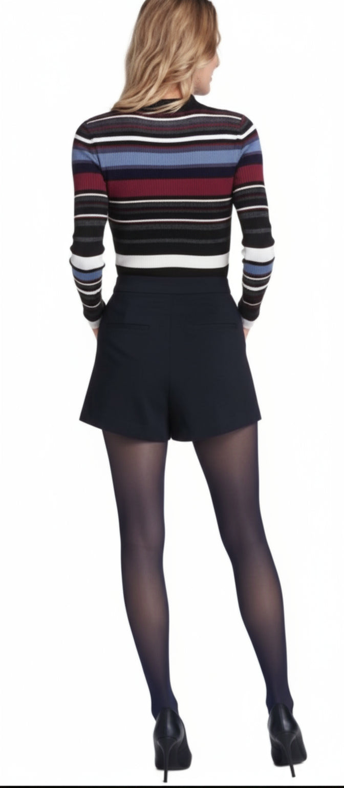 NWT SIZE "A" (M-L) Spanx Tight-End Tights - Night cap Navy