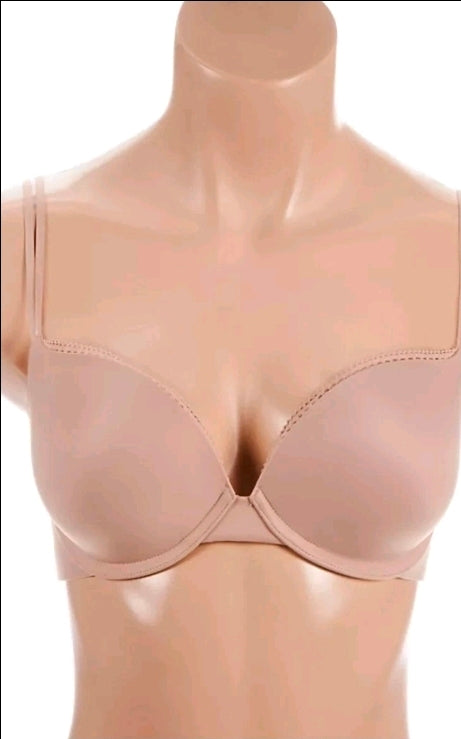 NWT 34C Calvin Klein Liquid Touch Push-Up Plunge Bra