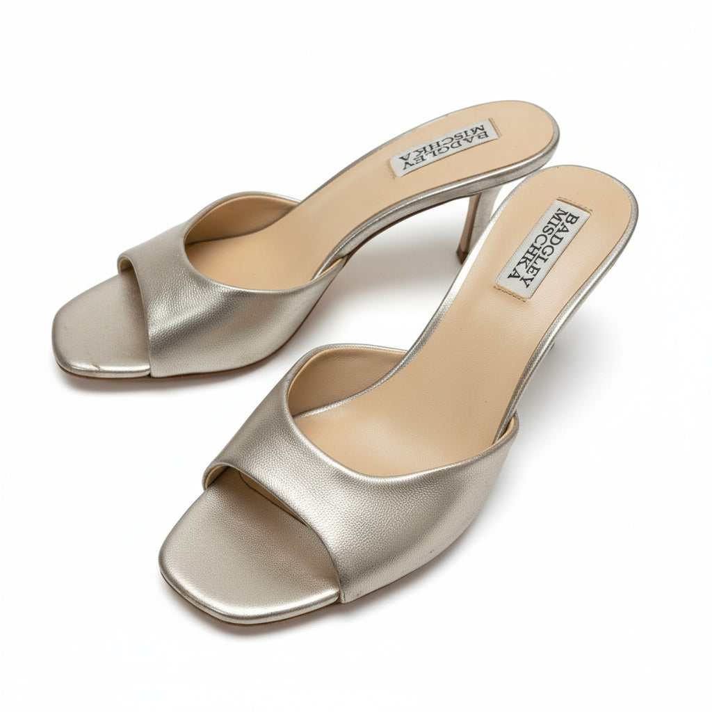 PRE-OWNED SIZZE 8 Badgley Mischka Cadence Women's Slide Sandal