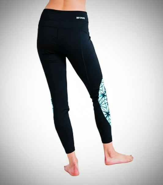 NWT Women's Printed, Seamed, Tight, Midweight Body, Fit Base Layer