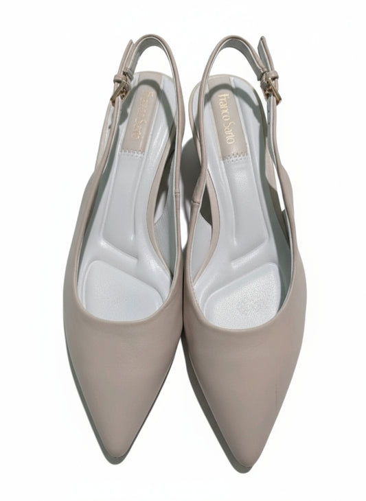 PRE-OWNED SIZE 7.5M Franco Sarto Women’s Slingback Block Heel Shoes