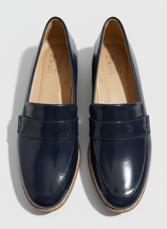 PRE-OWNED SIZE 8M Naturalizer Adiline Lug Sole Women's Leather Loafers