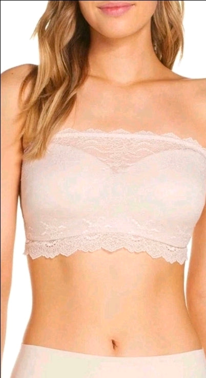 NWT SIZE S Spanx Undie-Tectable Bandeau Bra Powder Powder #30031R