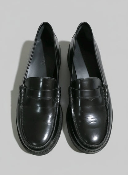 PRE-OWNED SIZE 10 Steve Madden Women's Langsten Lug-Sole Tailored Loafers