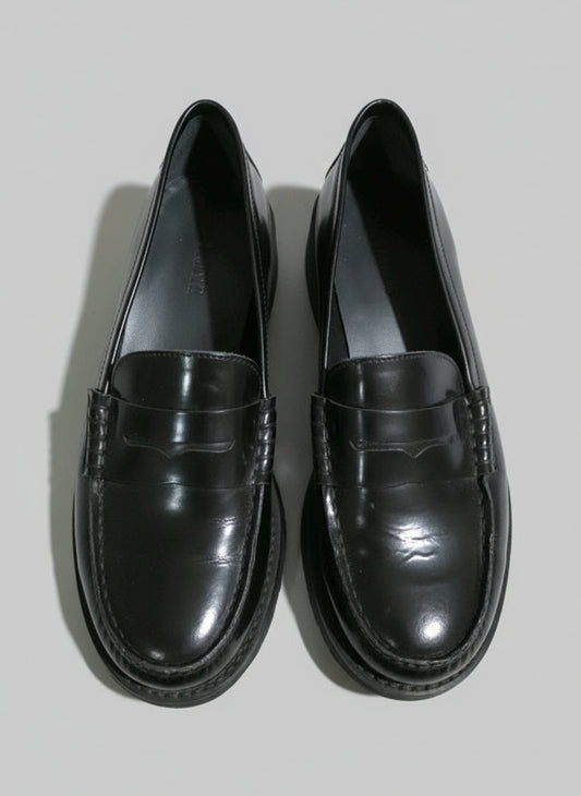 PRE-OWNED SIZE 10 Steve Madden Women's Langsten Lug-Sole Tailored Loafers