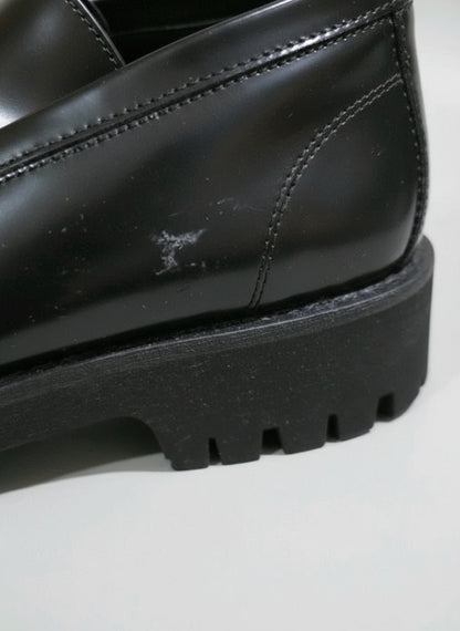 PRE-OWNED SIZE 10 Steve Madden Women's Langsten Lug-Sole Tailored Loafers