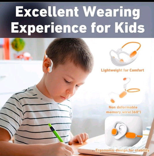 NWT Kids Bluetooth 5.2 Air Conduction Open-Ear Headphones