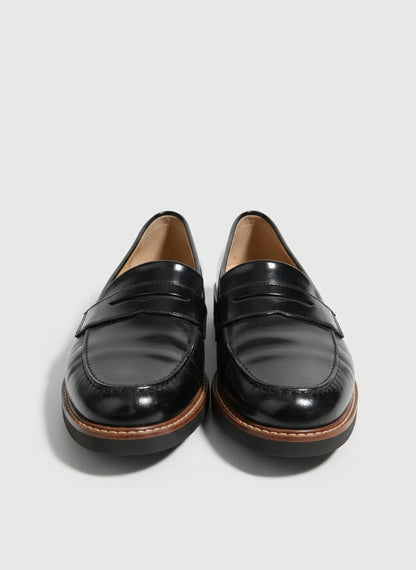 PRE-OWNED SIZE 8M Naturalizer Adiline Lug Sole Women's Leather Loafers